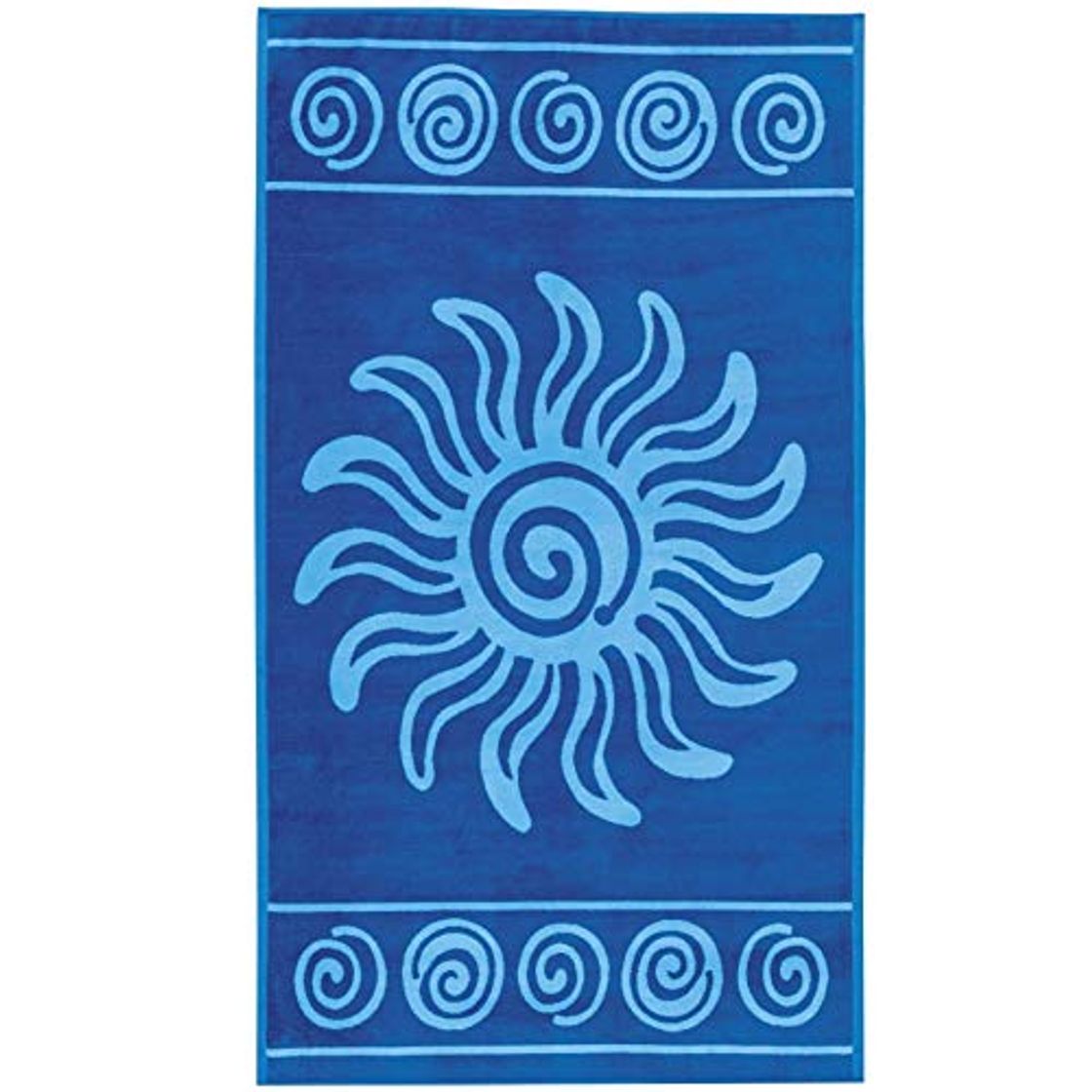Social Delindo Lifestyle® Toalla de playa TROPICAL SOL AZUL