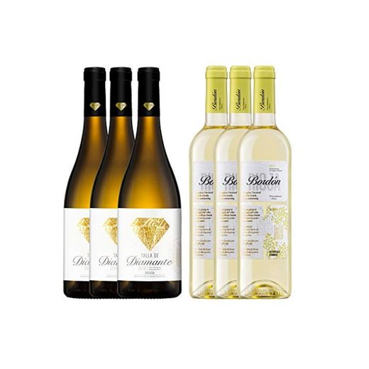 Pack Vinos Blancos D.O.C Rioja (6 botellas) - 3 botellas de Talla