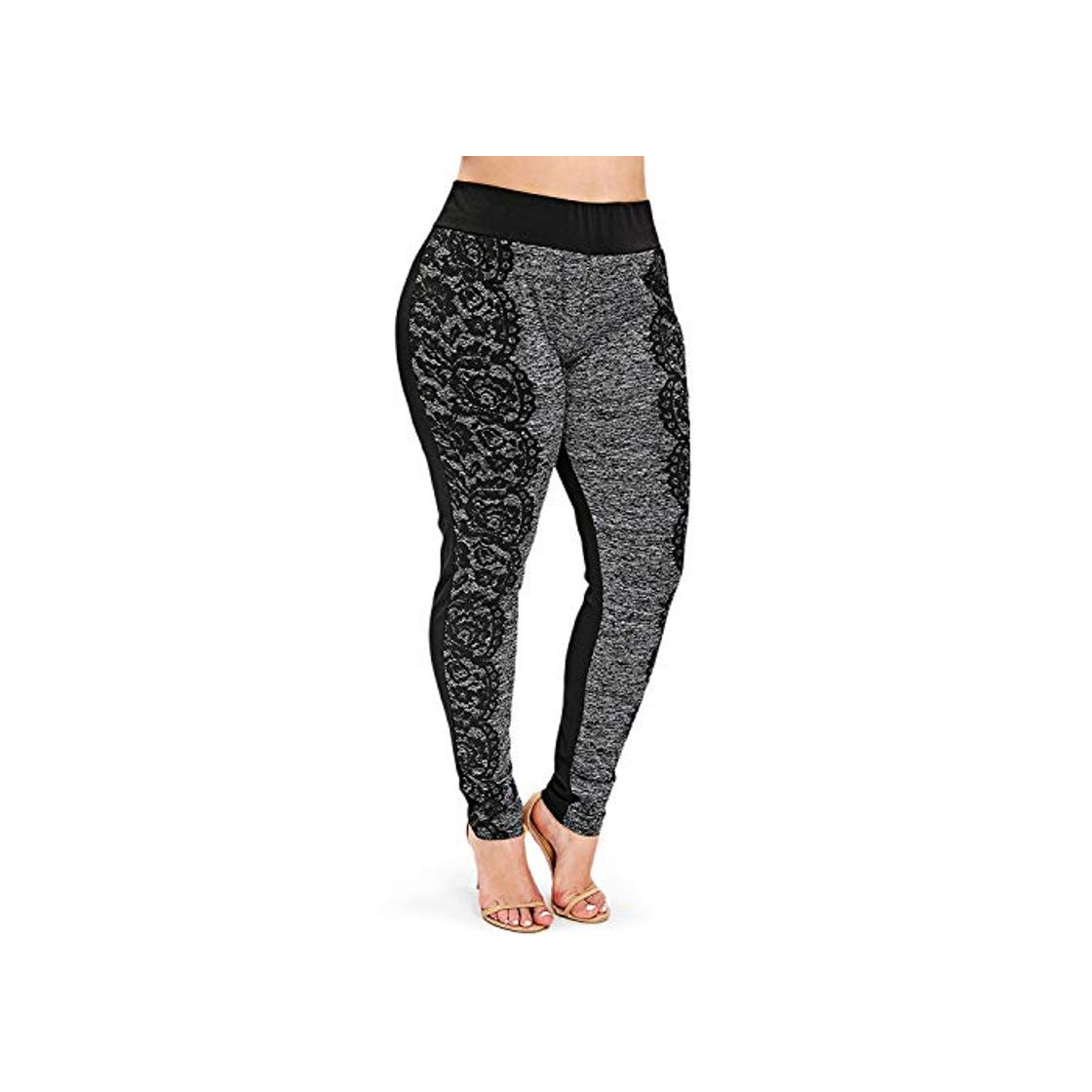 zencardery Mujeres Tallas Grandes 5Xl Polainas Impresas Con Tinte Espacial Casual Polainas Flacas Marcadas Lápiz Femenino Pantalones Casuales Leggins Mujer