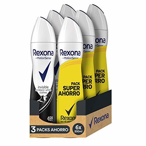 Product Rexona Desodorante Antitranspirante Invisible On White&Black Clothes