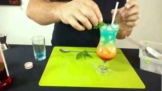 Como  fazer cocktail de 3 cores🍹