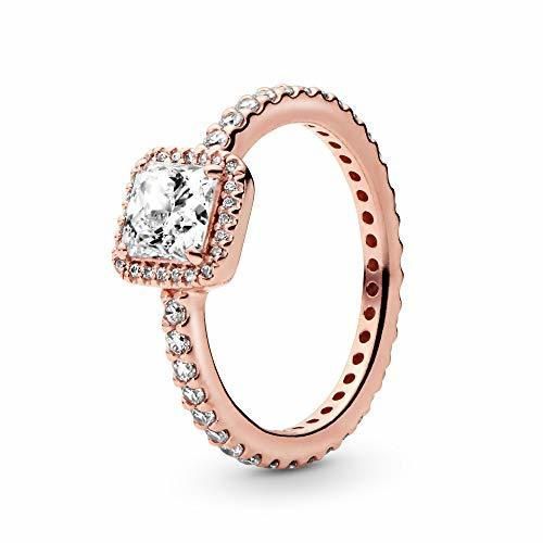 Pandora Damen-Anillo intemporal Elegancia 925 Plata Blancos