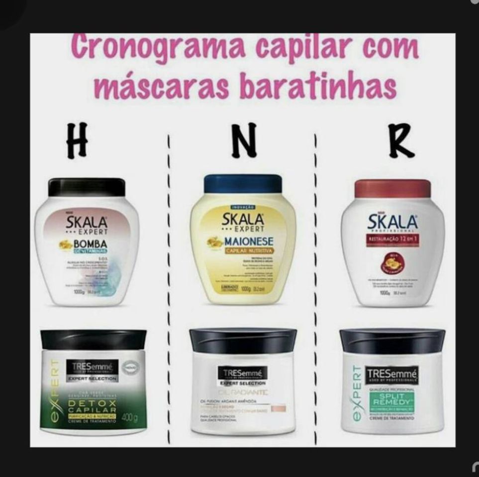 Moda Cronograma capilar com baratinhos