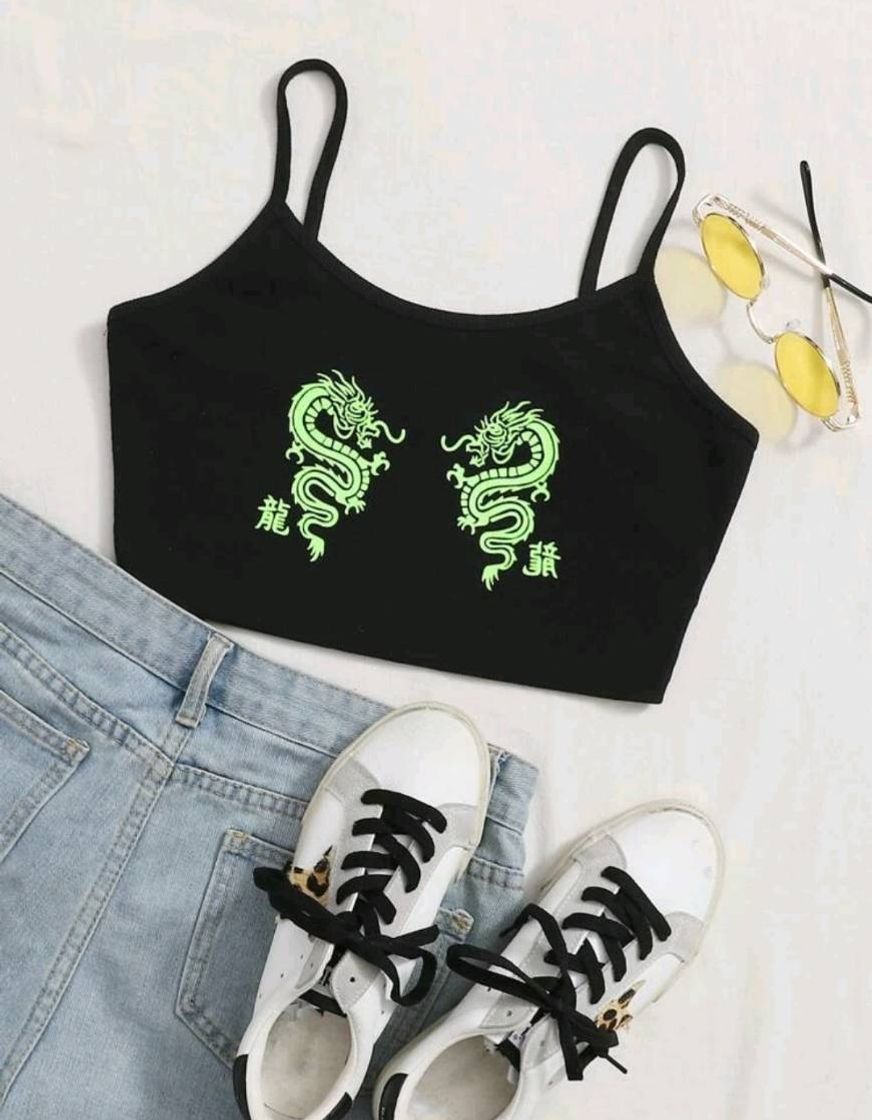 Moda Cropped Dragon ✨