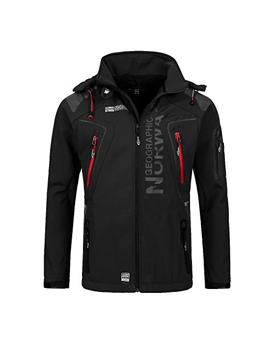 Product Geographical Norway Hombre de Tacto Suave Funciones Chaqueta para Exterior Impermeable -