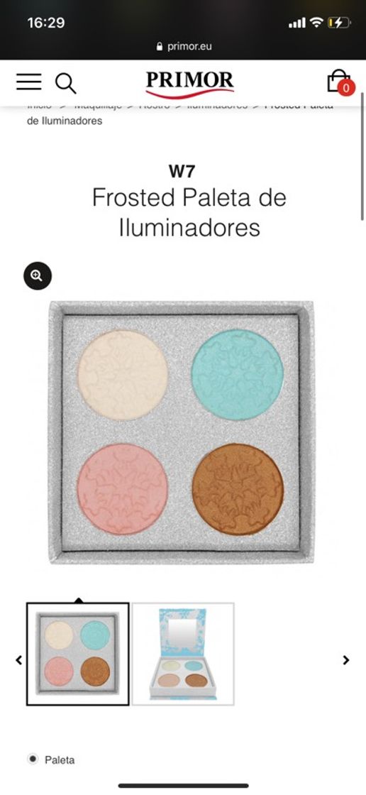 Social Frosted Paleta de Iluminadores W7 