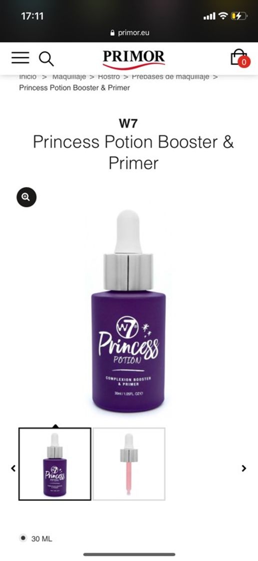 Fashion Princess potion de W7 