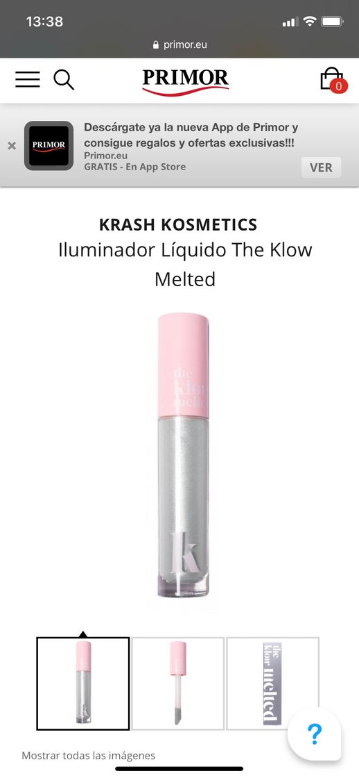 Social Iluminador Líquido The Klow Melted Khaos Krash Kosmetics