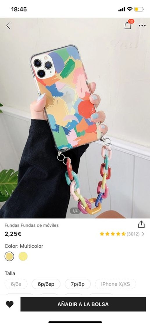 Social Funda colores + cadena SHEIN 