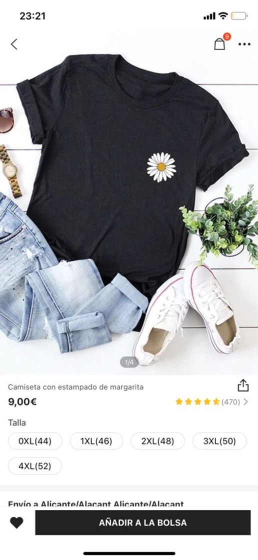 Fashion Camiseta margarita 