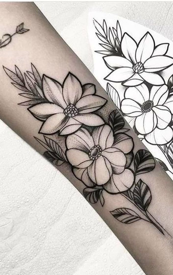 Moda Tattoo flor 🌹 