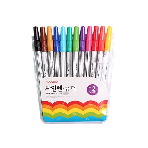 Monami Super Marqueur feutre Sign Pen dessins coloration pour la décoration