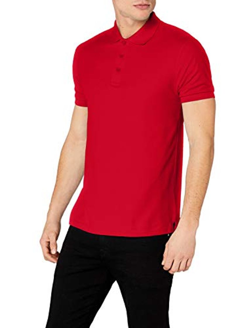 Lugar Fruit of the Loom 63-218-0, Polo para Hombre, Rojo