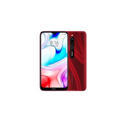 Xiaomi Redmi 8 Smartphone 4GB RAM 64GB ROM Snapdragon 439 10W Carga rápida 5000 mah Batería Celular Rojo