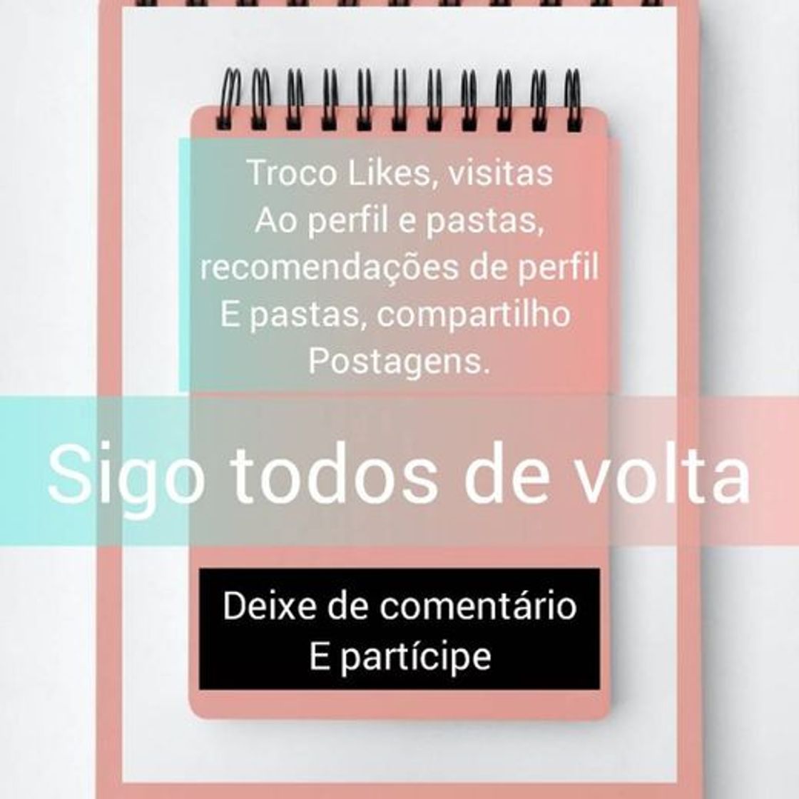 Moda Troca de likes, seguidores/engajamento/monetizaçao