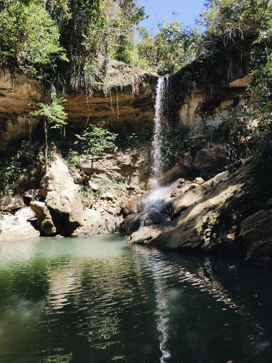 Place Gozalandia Falls, Official name Robles Waterfalls.