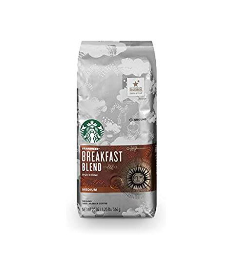 Products Starbucks Breakfast Blend café torrado médio moído