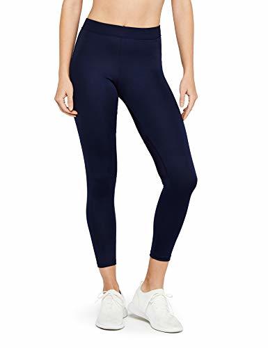 Producto Marca Amazon - AURIQUE Leggings Deporte Petite Mujer, Azul