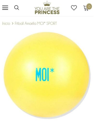 Fitball Amarilla Grande precio – YOU ARE  THE PRINCESS