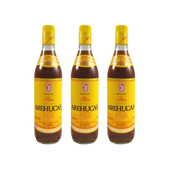 Producto Arehucas Ron Carta de Oro - 3x 700 ml - Total