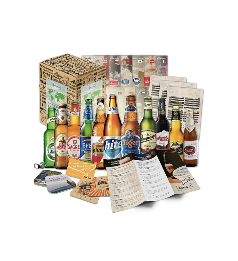 Social Original caja de regalo con las 12 mejores cervezas del mundo