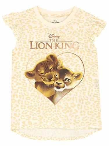 Disney Camiseta de Manga Corta para niñas The Lion King Rey León