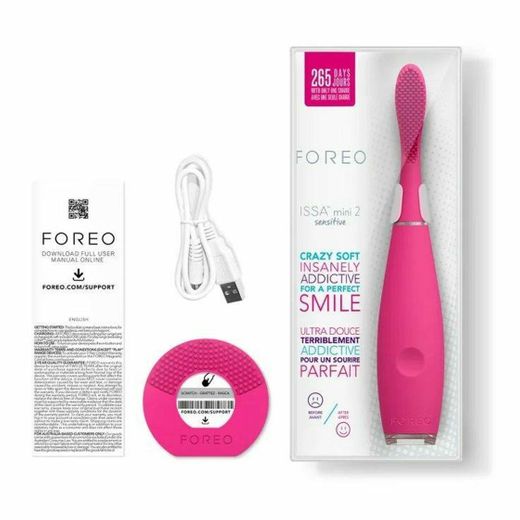 Escova dentes foreo issa mini2 sensitive elétrica