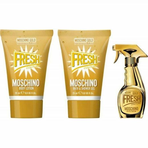 Moschino gold fresh couture gift set for women