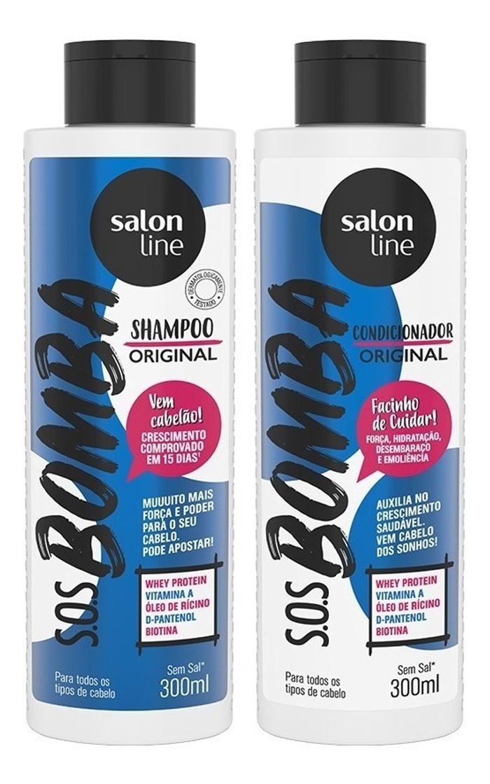 Fashion Shampoo e condicionador BOMBA salon line