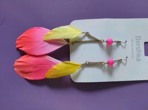 Pendientes de plumas! 