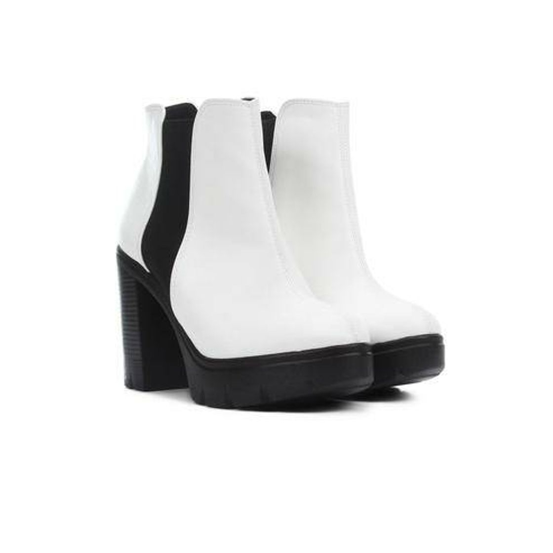 Product Bota Cano Curto Zatz Tratorada Feminina Branco