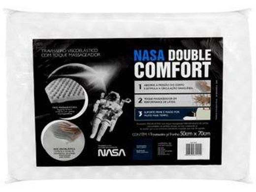 Travesseiro Nasa Fibrasca Viscoelástico NASA Double Comfort