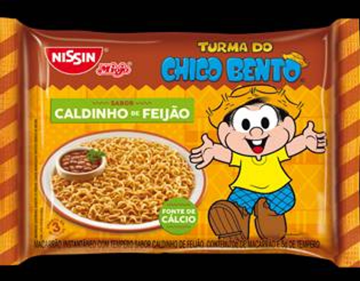 Fashion Nissin Miojo  Turma do Chico Bento Caldinho de feijão .