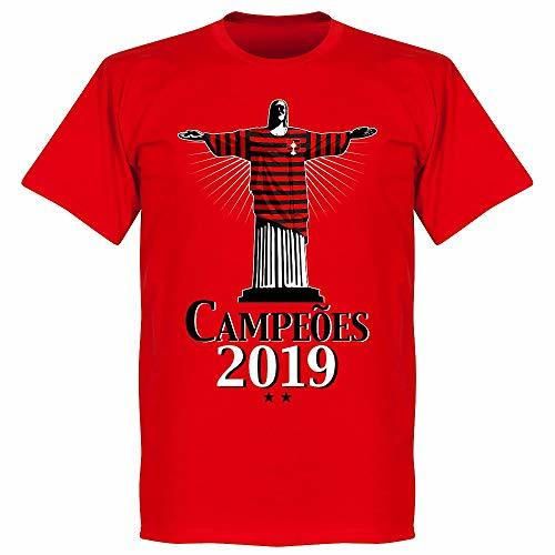 Flamengo 2019 Champions Christ - Camiseta de Manga Corta