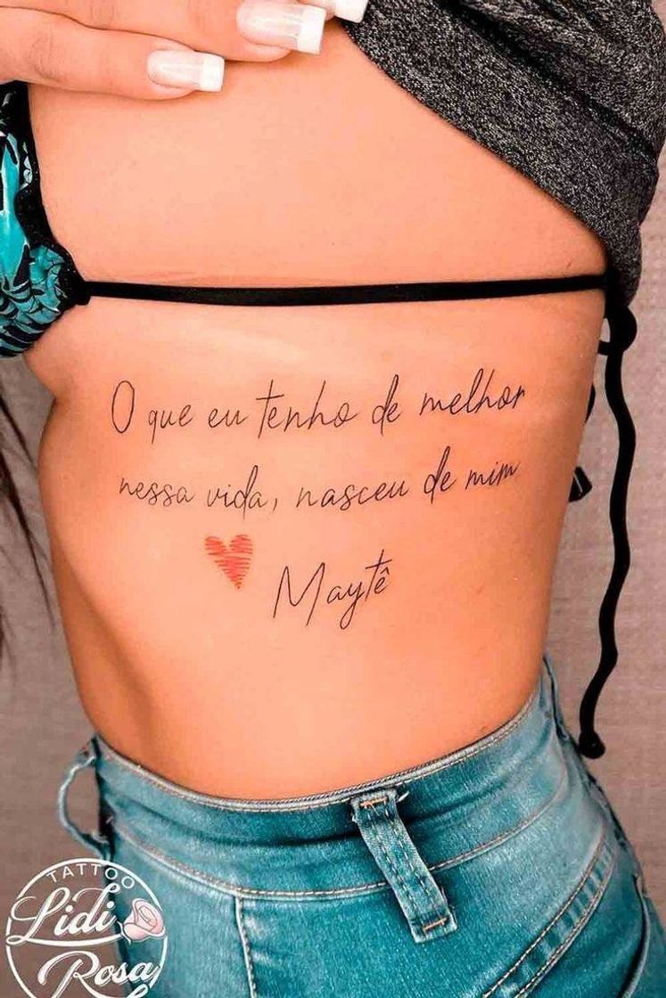 Fashion Tattoo pra quem tem filho (a)