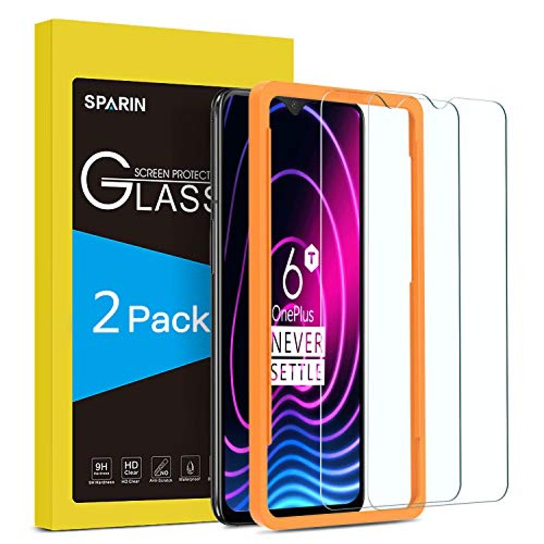 Social SPARIN [2-Pack Cristal Templado OnePlus 6T