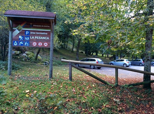 Área recreativa La Pesanca, Piloña, Asturias