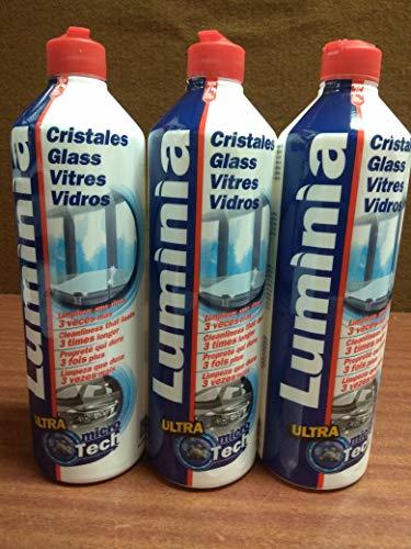 Producto LIMPIACRISTALES 3 Unidades luminia Microtech de 750 ml