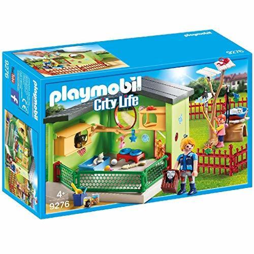 PLAYMOBIL City Life Refugio para Gatos, a Partir de 4 Años