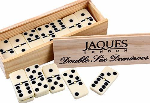 Social Jaques de Londres Seis dominós Dobles con hilanderos