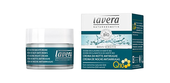 Product Lavera Basis Sensitiv Crema de Noche Antiarrugas Q10