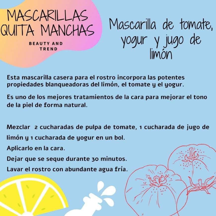 Moda Mascarillas Quita manchas.