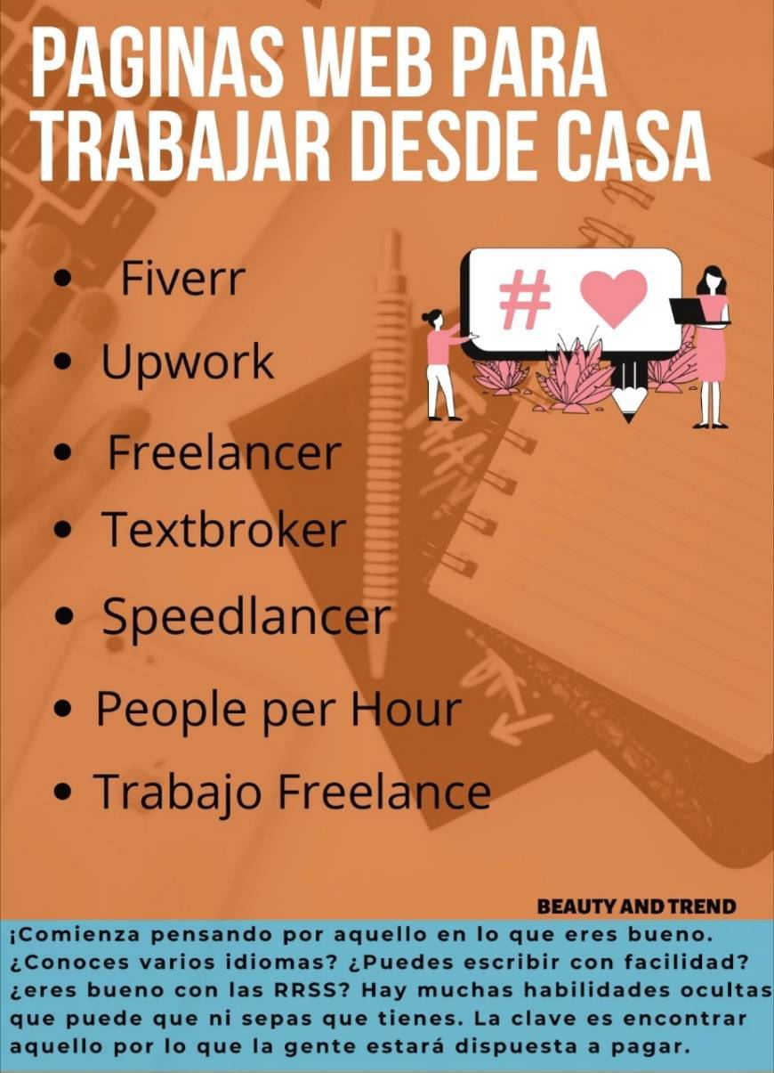 Moda Generar dinero desde casa como freelancer