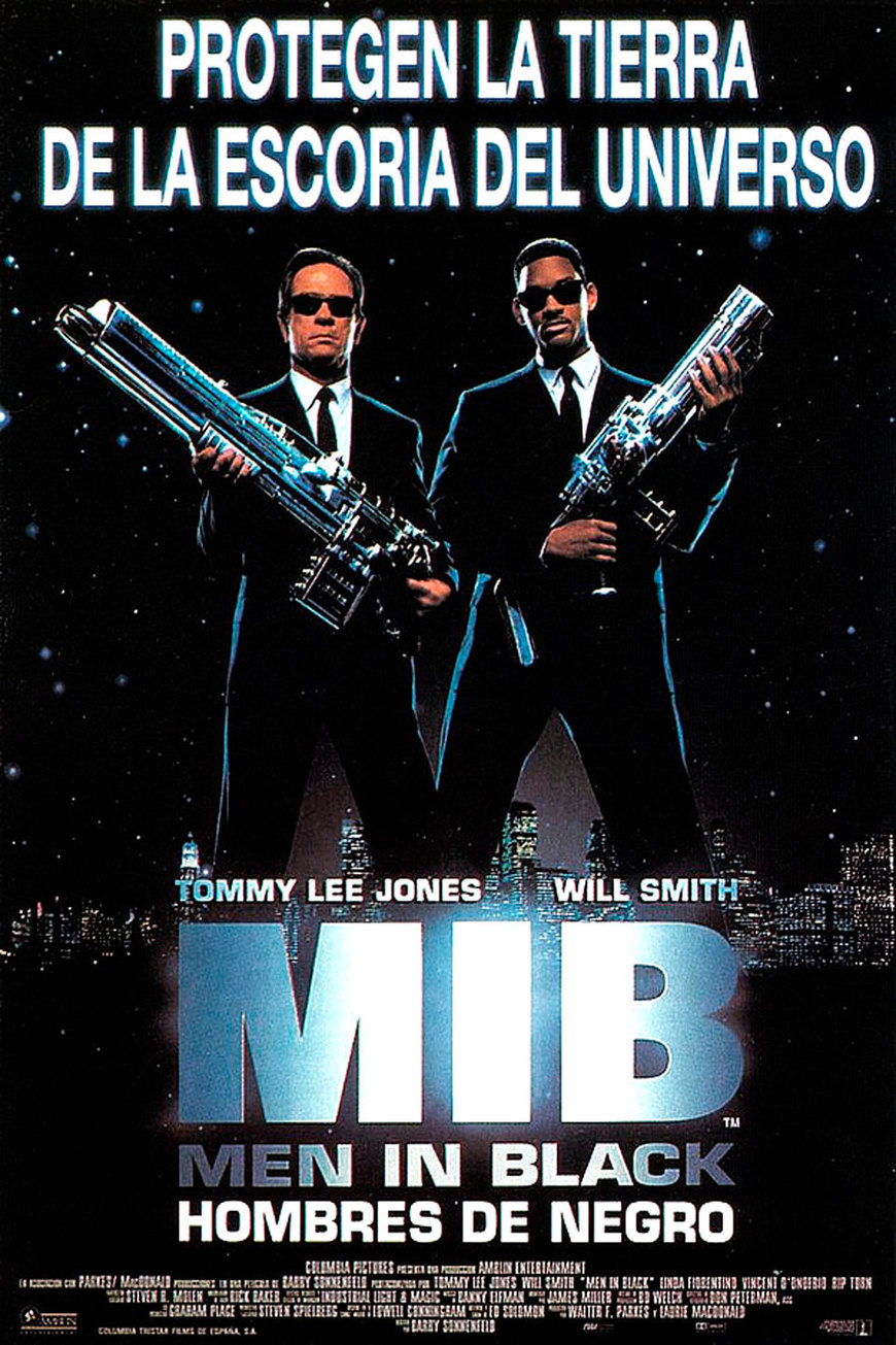 Película Men in Black (Hombres de negro)