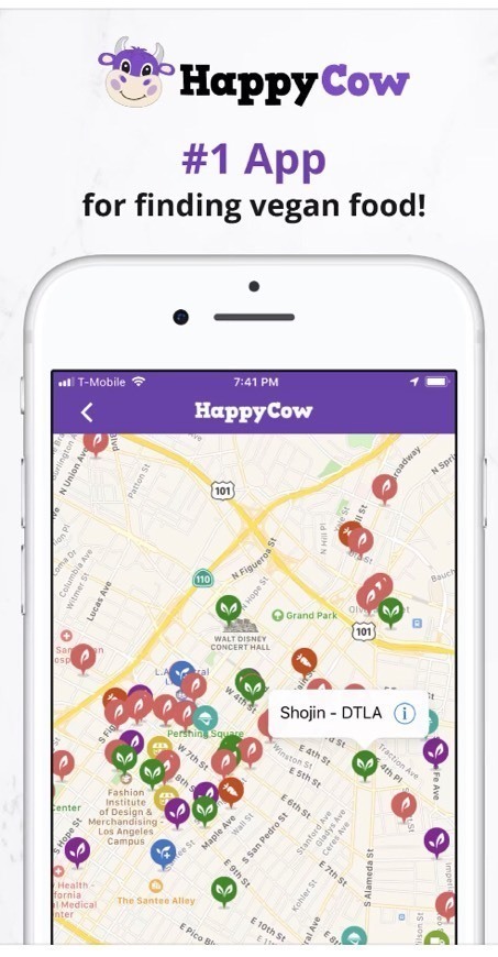 App Happy Cow