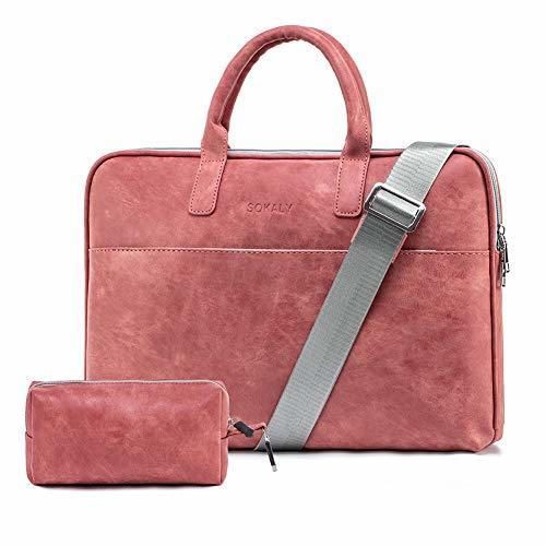 Social BOTRE 13-15.6 Pulgadas Mujer Hombre Bolso de Bandolera Maletín Mensajero Funda para