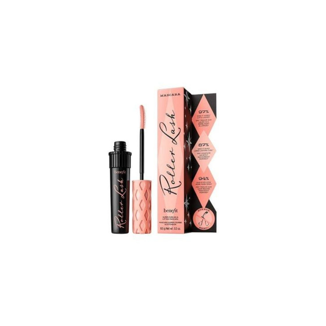 Producto roller lash curling mascara