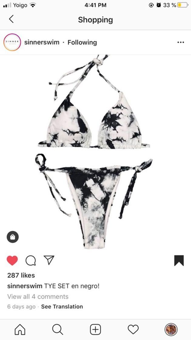 Fashion Bikini tie dye 