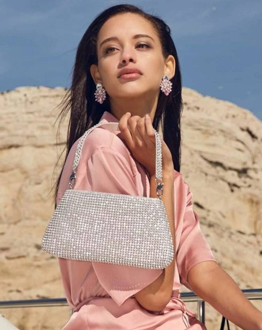 Moda Bolsa prata 