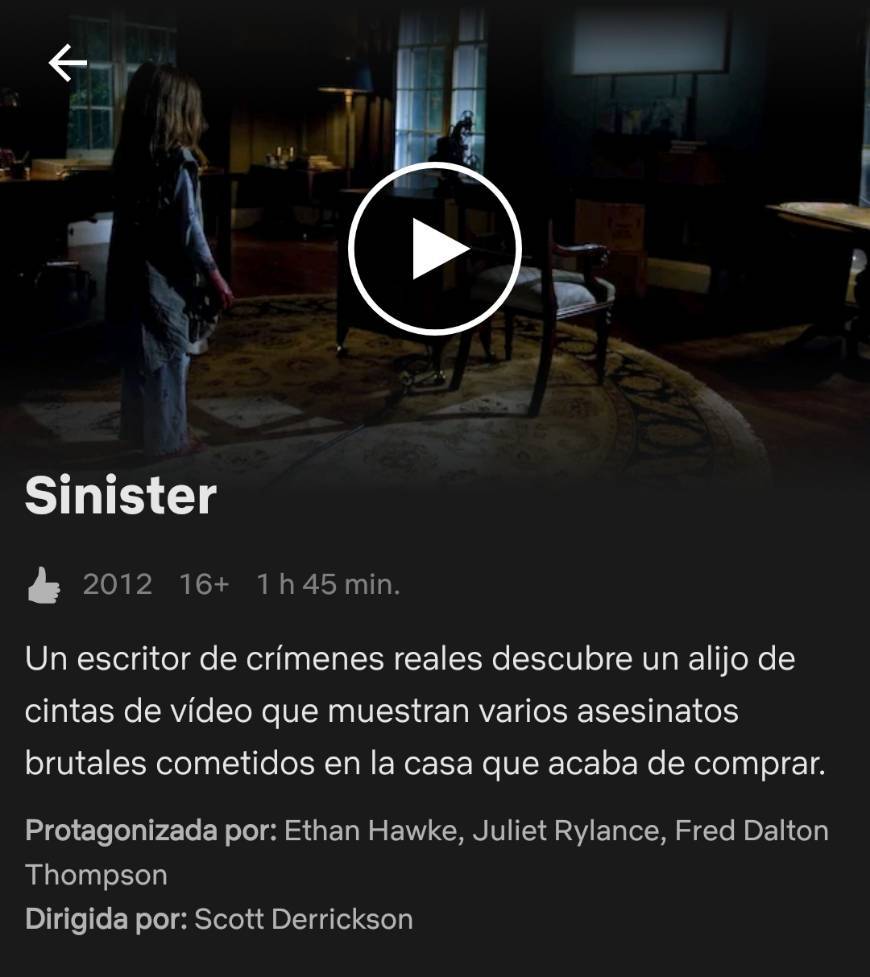 Movie Sinister